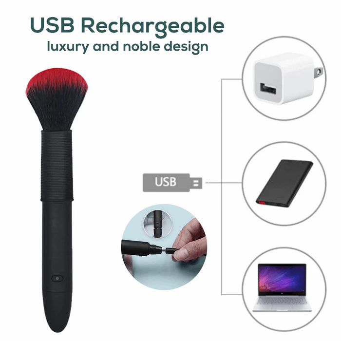 ✨ LureVibe - Brush 1.0 - Brashi ya Urembo na Kifaa cha Masaji kwa Wanawake✨