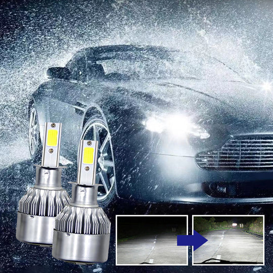 F2 LED Headlights H4 – Fits Any Car 💎