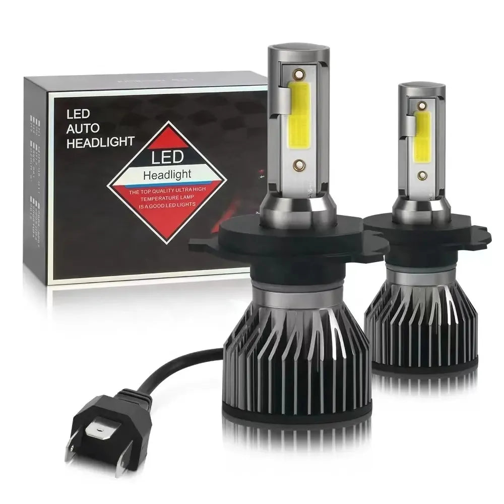 The NEW F2 LED Headlights H4 – Fits Any Car 💎