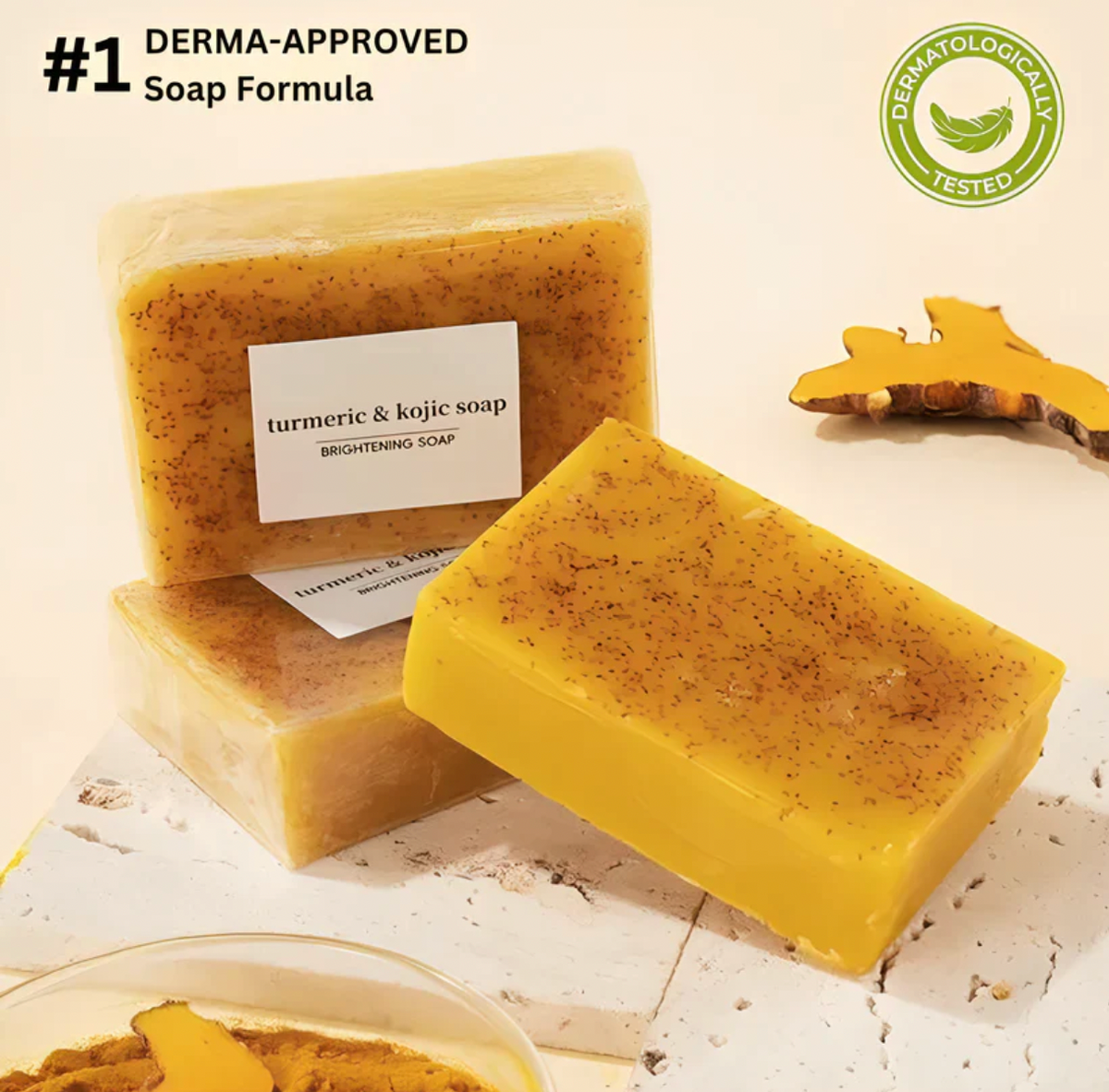 GLOWSOAP® LEMON TURMERIC & KOJIC ACID🌟
