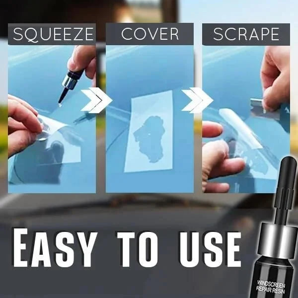 2025 ⏳ Limited-Time Deal 🎉 ClearFix Glass Repair Kit 🚗✨